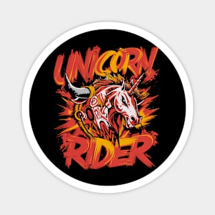 UNICORN RIDER Magnet